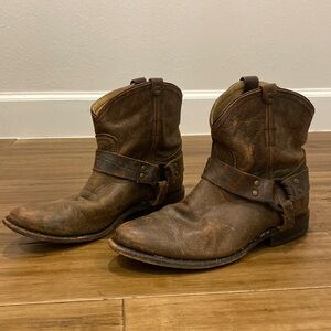 Brown Leather Ankle Boots / Booties